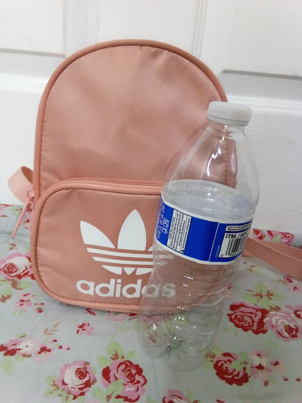 adidas Peach Pink Mini Backpack - Picture 2 of 4